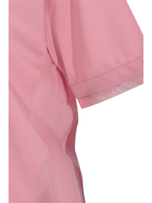 T-shirt in cotone Rosa Alpha Studio | AD-6440C2015